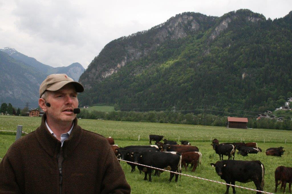 Philipp Wenz von Stockmanship bei einem Seminar